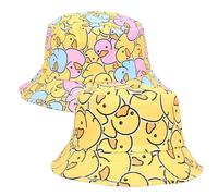 Bob Chapeau 2 Pièces Chapeau de Pêcheur Réversible pour Femme Homme, Chapeaux de Seau Unisexe Pliable Coton Anti-UV Chapeau de Soleil de Visière Bucket Hat Été pour Adulte Adolescents 58-65cm