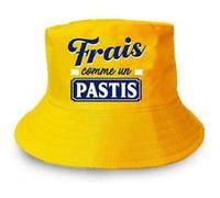 Bob - Chapeau - Jaune - Frais comme un pastis - Humour - Idée cadeau - Taille unique Jaune
