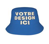 Bob Chapeau personnalisé Bob Personnalisable Homme et Femme de Plage et Été - Ajoutez Un Logo ou Texte Chapeau bob - Idée Cadeau Drôle pour Amis et Famille Soleil