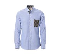 Bob - Chemise Oxford Coupe Ajustée - Homme - Chemises - Bleu - Taille: M