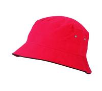 Bob coton brossé - enfant - taille unique - MB013 - rouge