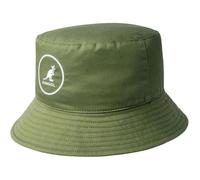 Kangol Chapeau Cotton Bucket Hat Femme/Homme - en Coton Tissu Outdoor avec Doublure Hiver Printemps-ete - M (56-57 cm) Olive
