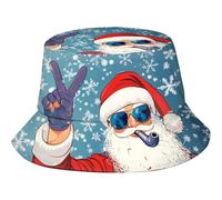 Bob de Noël bonhomme de neige, chapeau de pêcheur, casquette de randonnée estivale pour les voyages et les activités de plein air