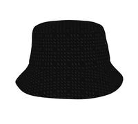 Bob De Pluie Rayures Zébrées Noires Et Blanches Chapeau de Pluie Plage