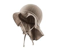 Bob de soleil pour enfant Sterntaler Unicolore Marron 53/55 cm