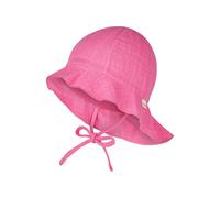 Bob de soleil pour fille Sterntaler Unicolore Rose 53/55 cm