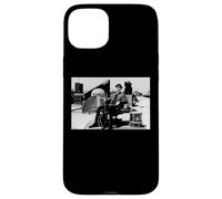 Bob Dylan et Le Guitariste du Groupe Robbie Robertson AJ Barratt Coque pour iPhone 15 Plus