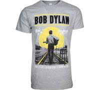 Bob Dylan - "Slow Train" T-shirt homme/femme unie RO7347 (M) (Gris)