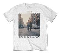 Bob Dylan - T-Shirt # XL Unisex White # The Freewheelin' [Import]
