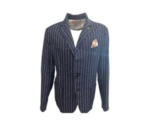 Bob - Élégant Blazer à Rayures de Tennis - Homme - Vestes - Multicolore - Taille: L