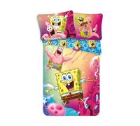 Jerry Fabrics – Parure de lit en coton – Bob L'eponge – Multicolore – 140 x 200 cm