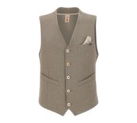 Bob - Gilet Microtexture Col V - Homme - Vestes - Beige - Taille: L