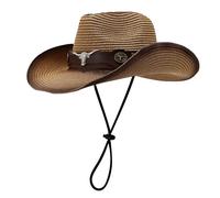 Bob Homme Chapeau Ete Homme Casquette Trail En Paille Ventilateur Bobs De Protection Soleil Anti Uv Noir Brousse Imperméable Blanc Mentonnière Bord Large Cowboy Fedora Camouflage Plate Randonnée