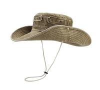 Bob Homme Femme à Large Outdoor Bord Chapeau Randonnée Homme Bob de Pêcheur Chapeau Anti UV Femme Bobs Chapeaus Soleil Bobs Ete à Sangle de Menton Réglable Chapeaus Militaire de Camping Pêche Safari