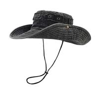 Bob Homme Femme à Large Outdoor Bord Chapeau Randonnée Homme Bob de Pêcheur Chapeau Anti UV Femme Bobs Chapeaus Soleil Bobs Ete à Sangle de Menton Réglable Chapeaus Militaire de Camping Pêche Safari