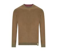 Bob, Homme, Pulls, Brun, Taille: XL Pull à Col Rond Réversible Rose Marron