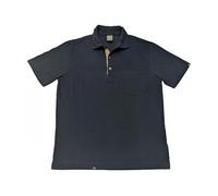 Bob, Homme, Tops, Bleu, Taille: 2XL Polo bleu marine avec poche