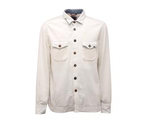Bob, Homme, Vestes, Blanc, Taille: L Buzzy602 Veste en Velours de Coton