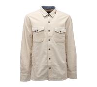 Bob, Homme, Vestes, Blanc, Taille: S Chemise en velours avec broderie faite main