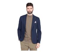 Bob, Homme, Vestes, Bleu, Taille: M Giubbotto monopetto slim revers a lancia e tasche laterali