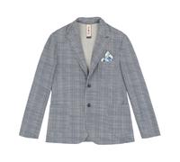 Bob, Homme, Vestes, Gris, Taille: XL Giacca Monopetto Cotone Spampato