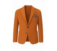 Bob, Homme, Vestes, Orange, Taille: M Veste de chasse orange avec fermeture boutonnée