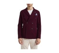 Bob, Homme, Vestes, Rouge, Taille: M Bordeaux Gilet en Tricot à Double Boutonnage