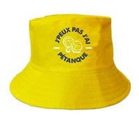 bob jaune adulte j'peux pas j'ai pétanque - sud trading cd8961v03 Jaune