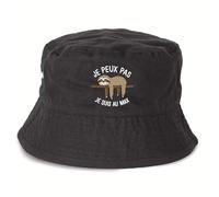 Bob Je Peux Pas Je suis au Max - Imprimé en France - Cadeau Animaux Humour Je Peux Pas J'Ai Original Rigolo (Noir, l)