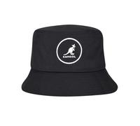 Bob Kangol COTTON BUCKET - Noir - Forme de seau - Logo blanc - 100% coton S