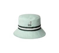 Kangol Bob Stripe Lahinch – Chapeau en coton, ruban gros grain, unisexe – M (56-57 cm) Vert menthe