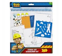 Bob Le Bricoleur - Set Creative - Set De Pochoirs - 32 Piéces - Bob The Builder