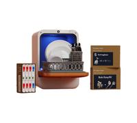 Bob le lave-vaisselle compact écologique - Pack Toutes Options - Blanc / Cuivre