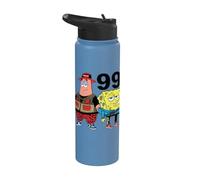 Bob l'éponge 99 Patrick et Bob l'éponge Stainless Steel Insulated Water Bottle