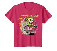 Bob l'éponge Bob l'éponge Comic Bike T-Shirt, Enfant, Rouge Chiné, 3 Ans