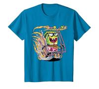 Bob l'éponge Bob l'éponge Comic Bike T-Shirt, Enfant, Saphir, 2 Ans