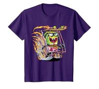 Bob l'éponge Bob l'éponge Comic Bike T-Shirt, Enfant, Violet, 2 Ans