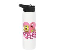 Bob l'éponge et Patrick répandent l'amour Stainless Steel Insulated Water Bottle