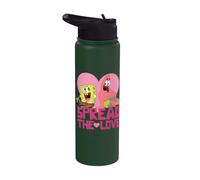 Bob l'éponge et Patrick répandent l'amour Stainless Steel Insulated Water Bottle