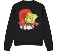 Bob l'éponge - "Head Out Meme" Sweatshirt für Herren/Damen Uni TV12833 (S) (Schwarz)