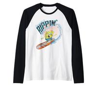 Bob l'éponge Officiel Ripping up The Ocean Manche Raglan