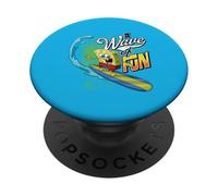 Bob l'éponge Officiel Wave of Fun Surf PopSockets PopGrip Adhésif