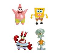 Bob L'éponge - Pack 4 Figurines Diecast Nano Metalfigs 4 Cm