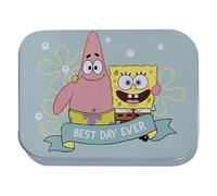 Bob l'éponge Pansements Enfants Produit sous licence -2 Unité- Boîte métal - 24 pansements - Boîte de rangement de pansements pour enfants