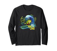Bob l'éponge Ride The Wave Surf Fun Design années 90 Manche Longue