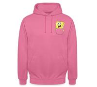Bob l'Éponge Spongebob Motif Poche Poitrine Sweat À Capuche Unisexe