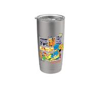 Bob l'éponge Squarepants And Friends Superheroes Gobelet isotherme en acier inoxydable double paroi