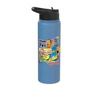 Bob l'éponge Squarepants And Friends Superheroes Stainless Steel Insulated Water Bottle