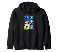 Bob l'éponge Squarepants années 90 Surf Waves Summer Fun Sports Retro Sweat à Capuche