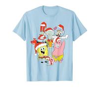 Bob l'éponge Squarepants Chapeaux de Père Noël T-Shirt